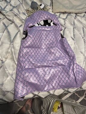 Lavender Iridescent Dragon Scale Costume Hood
